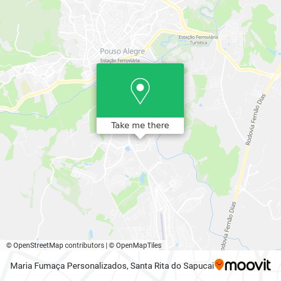 Maria Fumaça Personalizados map