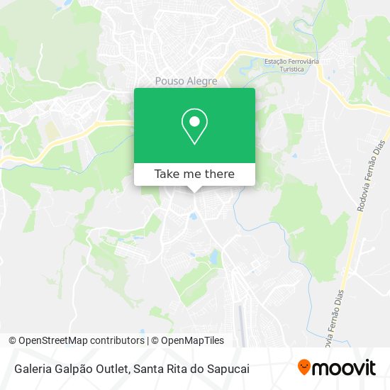 Galeria Galpão Outlet map