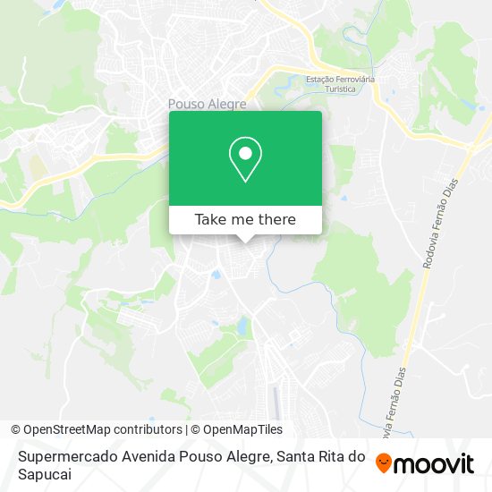Supermercado Avenida Pouso Alegre map