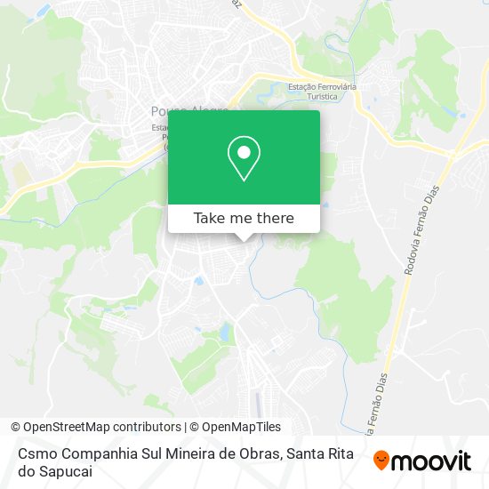 Csmo Companhia Sul Mineira de Obras map