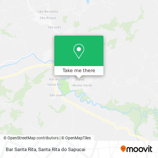 Mapa Bar Santa Rita