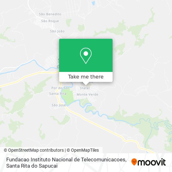 Mapa Fundacao Instituto Nacional de Telecomunicacoes