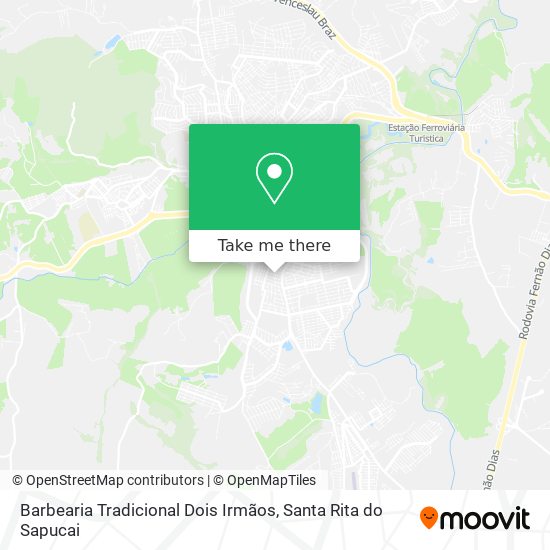 Barbearia Tradicional Dois Irmãos map