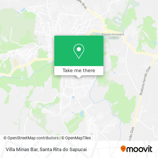 Villa Minas Bar map