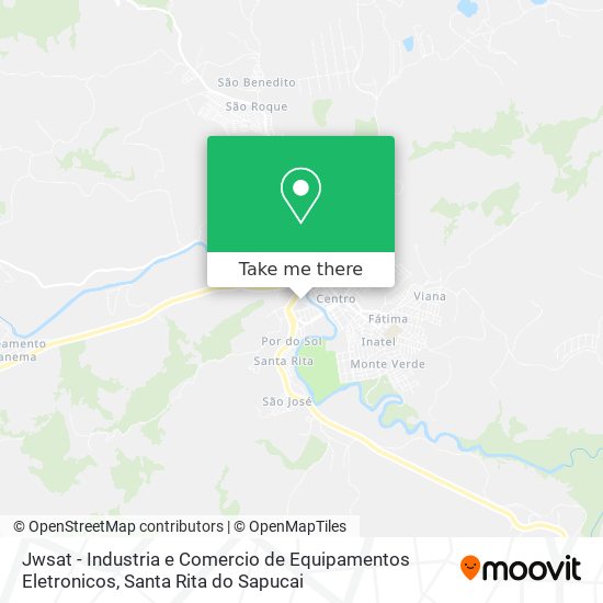 Mapa Jwsat - Industria e Comercio de Equipamentos Eletronicos