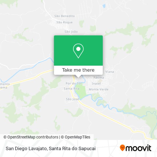 San Diego Lavajato map