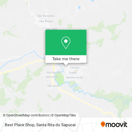 Mapa Best Place Shop