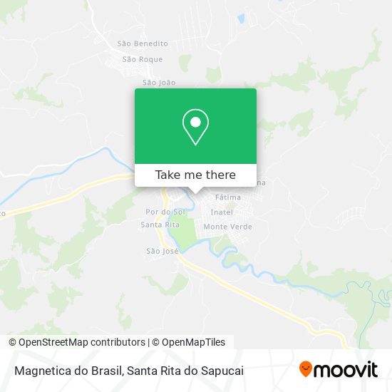 Magnetica do Brasil map