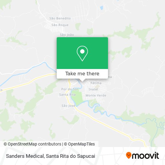 Sanders Medical map