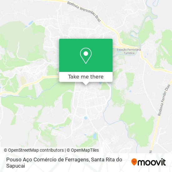 Pouso Aço Comércio de Ferragens map