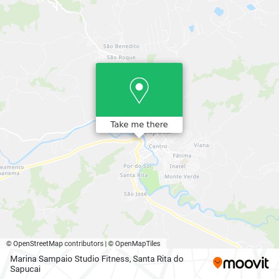 Mapa Marina Sampaio Studio Fitness