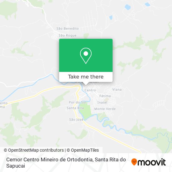 Mapa Cemor Centro Mineiro de Ortodontia