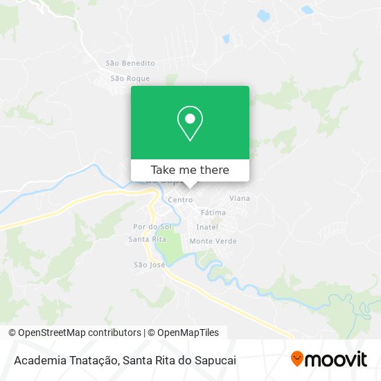 Mapa Academia Tnatação