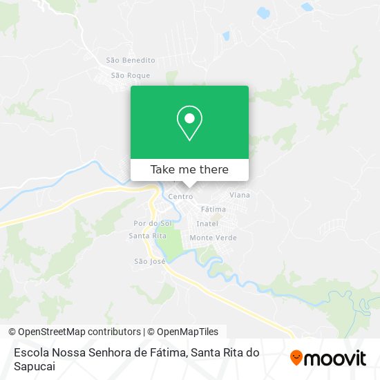 Mapa Escola Nossa Senhora de Fátima