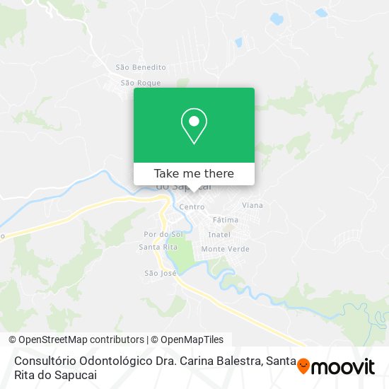 Mapa Consultório Odontológico Dra. Carina Balestra