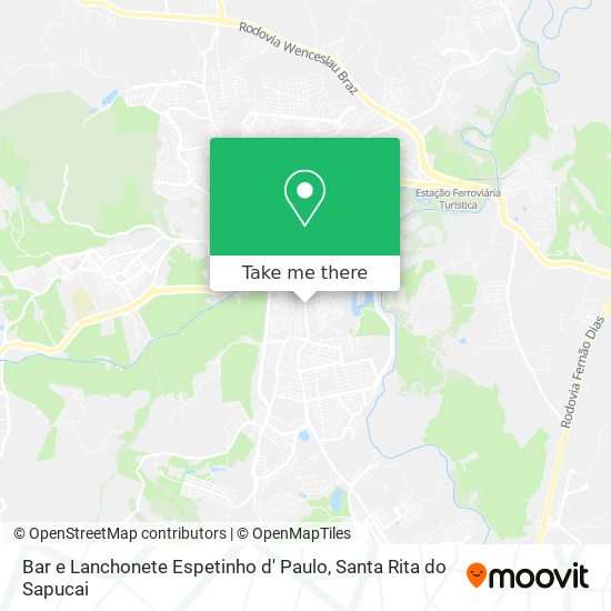 Bar e Lanchonete Espetinho d' Paulo map