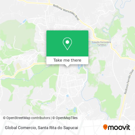 Global Comercio map