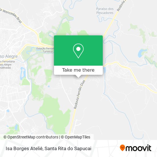 Isa Borges Ateliê map