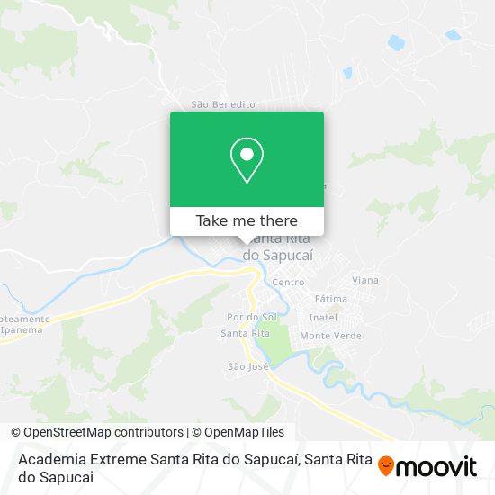 Academia Extreme Santa Rita do Sapucaí map