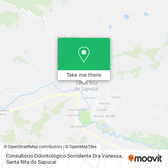 Mapa Consultório Odontológico Sorridente Dra Vanessa