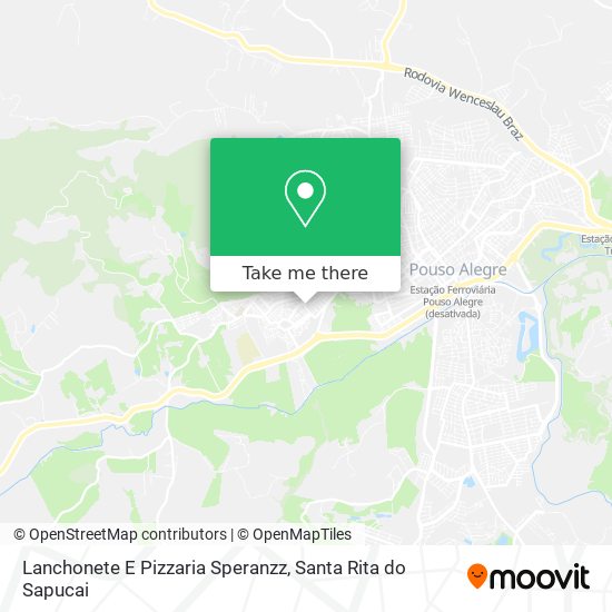Lanchonete E Pizzaria Speranzz map