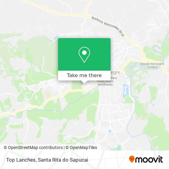 Top Lanches map