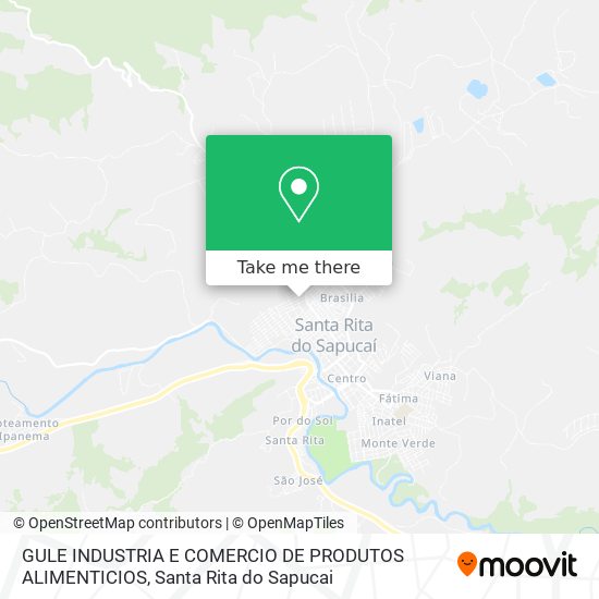 GULE INDUSTRIA E COMERCIO DE PRODUTOS ALIMENTICIOS map