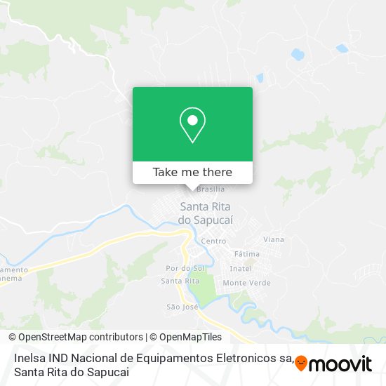 Inelsa IND Nacional de Equipamentos Eletronicos sa map