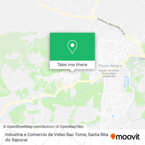 Industria e Comercio de Velas Sao Tome map
