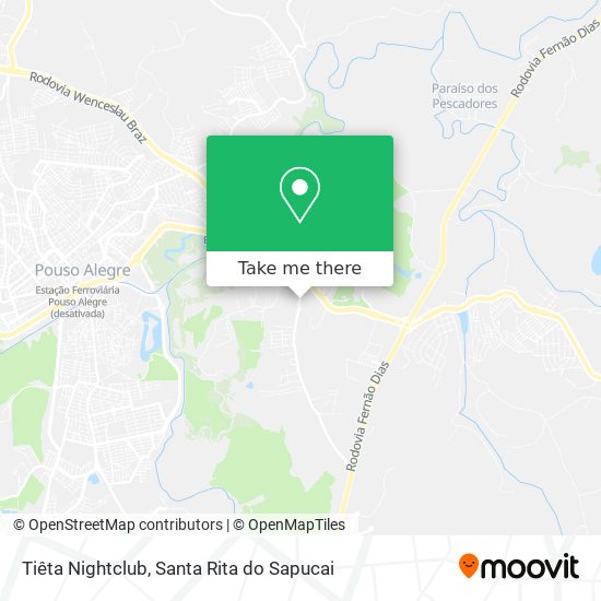 Tiêta Nightclub map