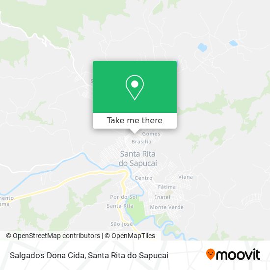 Salgados Dona Cida map