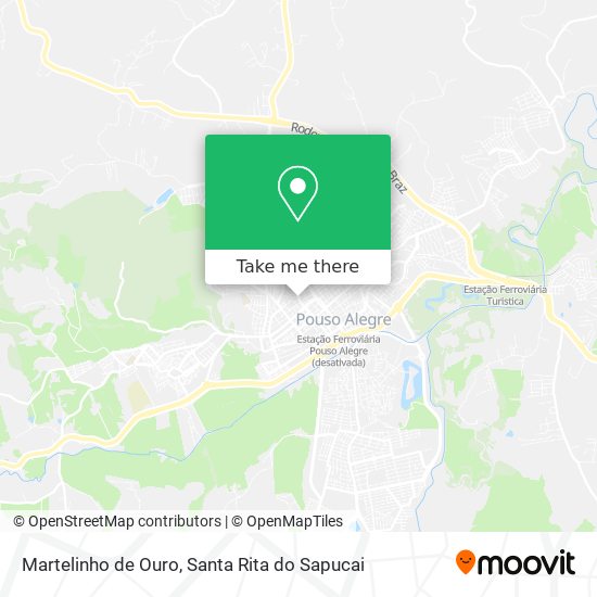 Martelinho de Ouro map