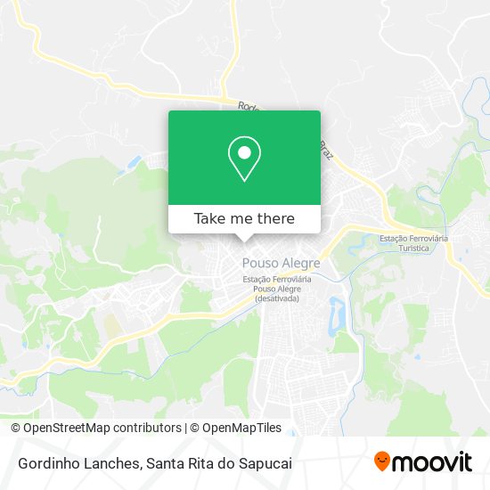 Gordinho Lanches map