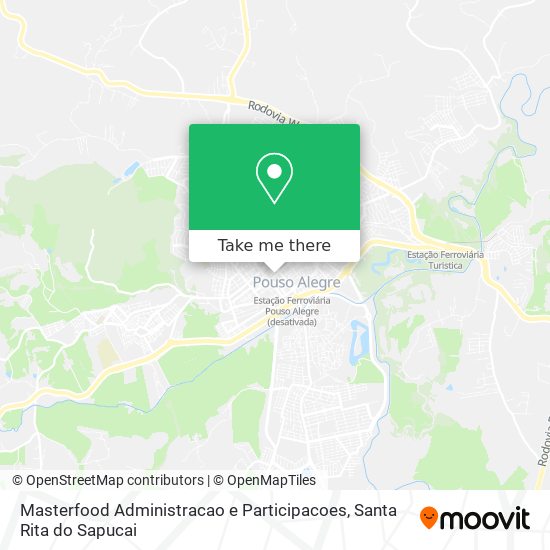 Masterfood Administracao e Participacoes map