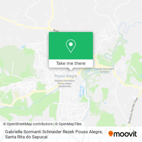 Gabrielle Sormanti Schnaider Rezek Pouso Alegre map