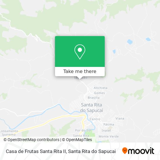 Casa de Frutas Santa Rita II map