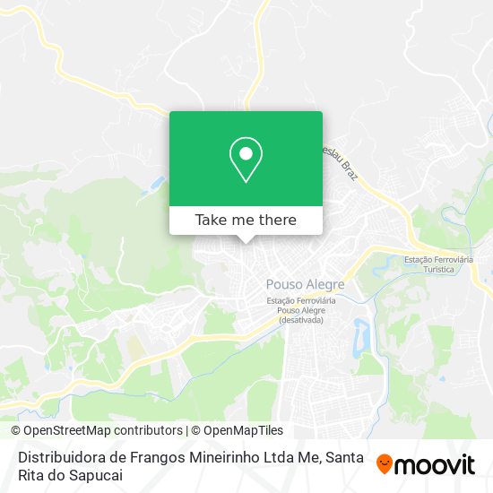 Distribuidora de Frangos Mineirinho Ltda Me map