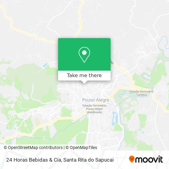 24 Horas Bebidas & Cia map