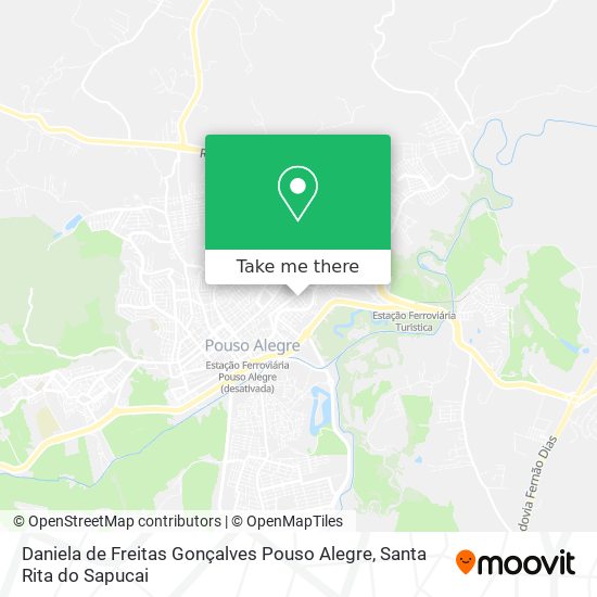 Daniela de Freitas Gonçalves Pouso Alegre map