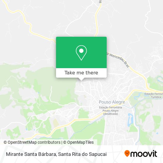 Mirante Santa Bárbara map