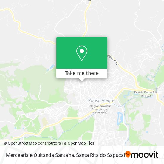 Mercearia e Quitanda Santa'na map