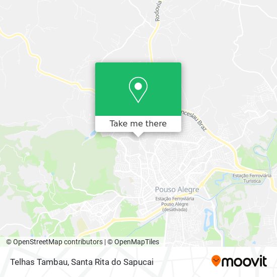 Telhas Tambau map