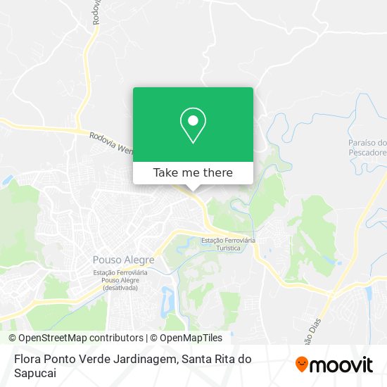 Flora Ponto Verde Jardinagem map
