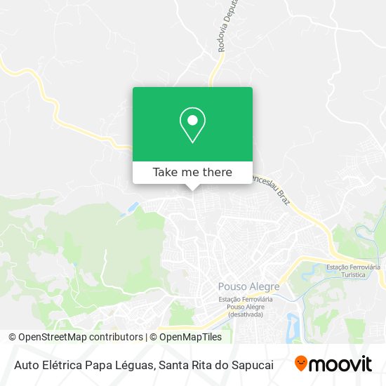 Auto Elétrica Papa Léguas map