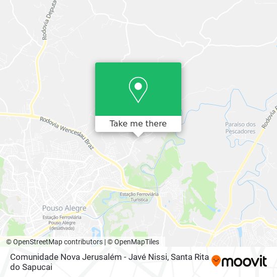 Comunidade Nova Jerusalém - Javé Nissi map