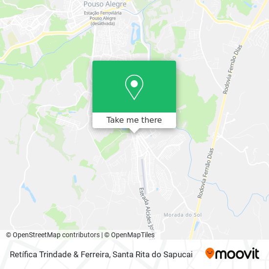 Mapa Retífica Trindade & Ferreira