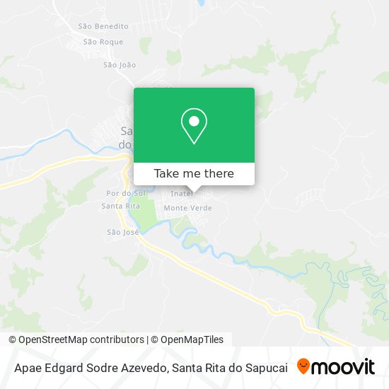 Apae Edgard Sodre Azevedo map