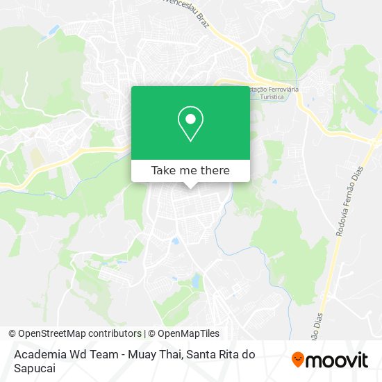 Academia Wd Team - Muay Thai map
