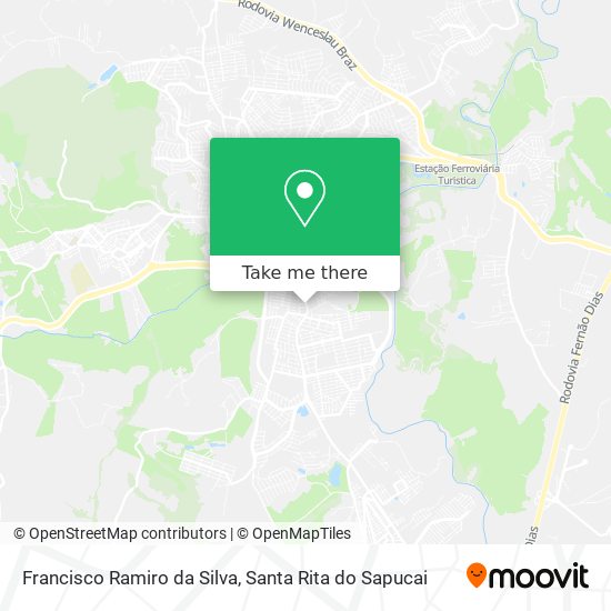 Francisco Ramiro da Silva map