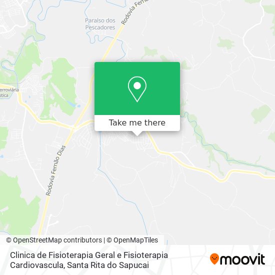 Clinica de Fisioterapia Geral e Fisioterapia Cardiovascula map